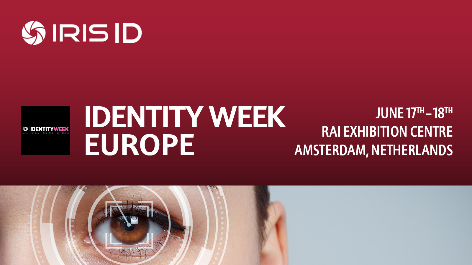 Identity Week Europe trade show graphic